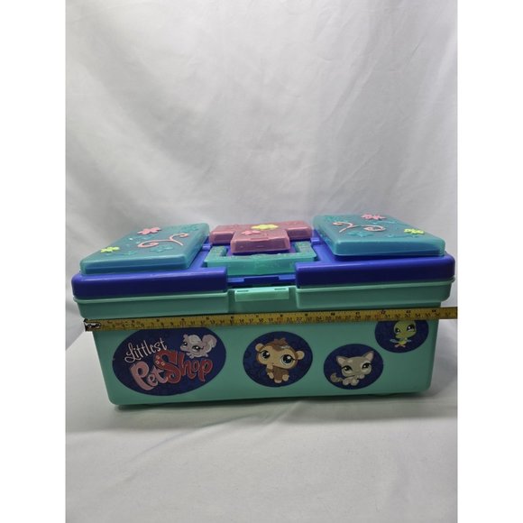 Littlest Pet Shop Blue Carry Storage Case Tackle Box- NO LATCH- Read Description - Picture 15 of 15
